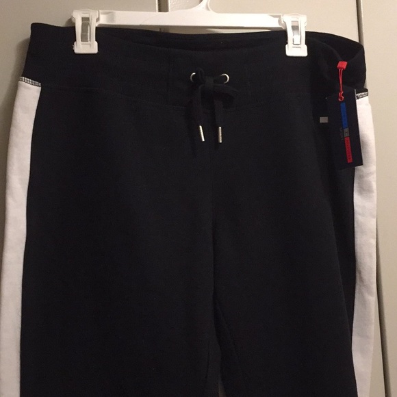 NWT Tommy Hilfiger Sport Striped Jogger Pants (L) - Picture 4 of 8